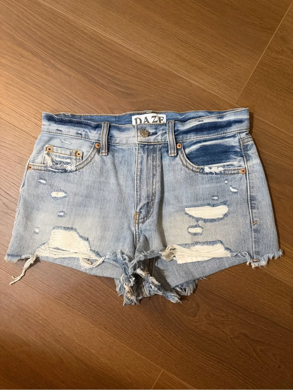 Daze Denim Women’s High Waisted Jean Shorts